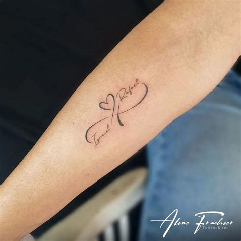 infinitos tatuajes con nombres|160+ Tatuajes del infinito con nombres, fechas,。